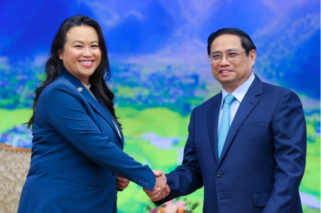 Thủ tướng Phạm Minh Chính tiếp đoàn quan chức, doanh nghiệp từ bang California ảnh 1