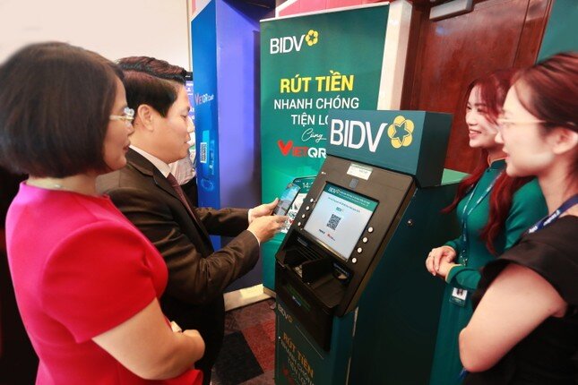 BIDV tiên phong triển khai dịch vụ rút tiền VietQR Cash ảnh 1