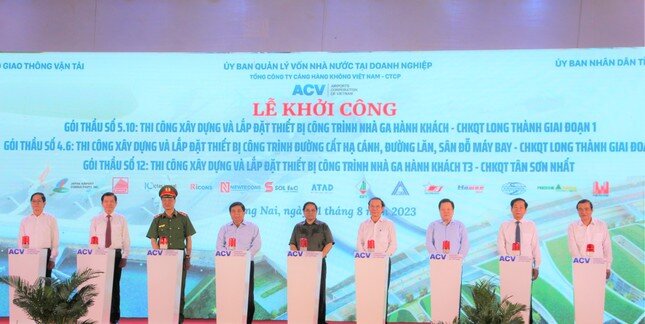  Thủ tướng bấm nút khởi công 2 gói thầu sân bay Long Thành hơn 42.000 tỷ ảnh 2